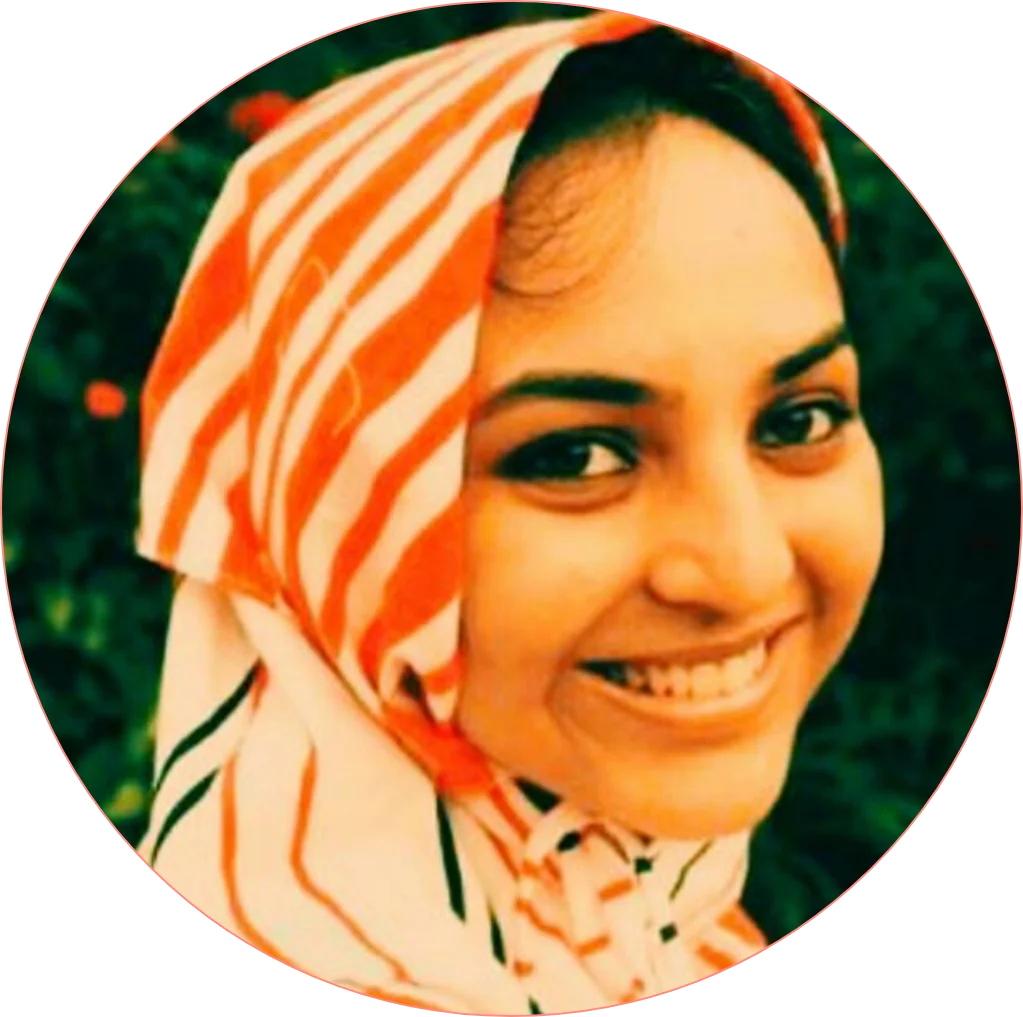 Portrait of the artist Yaquta Ali
