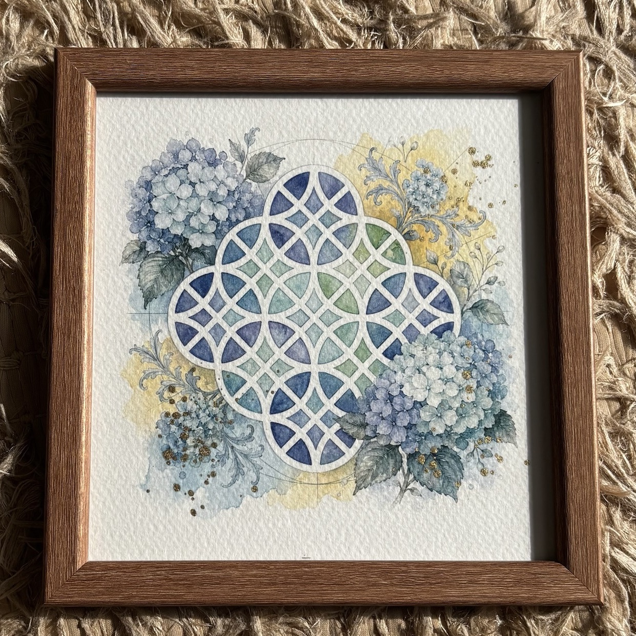 Bustan al-Anwar — The Garden of Lights — A5 Mini Frame