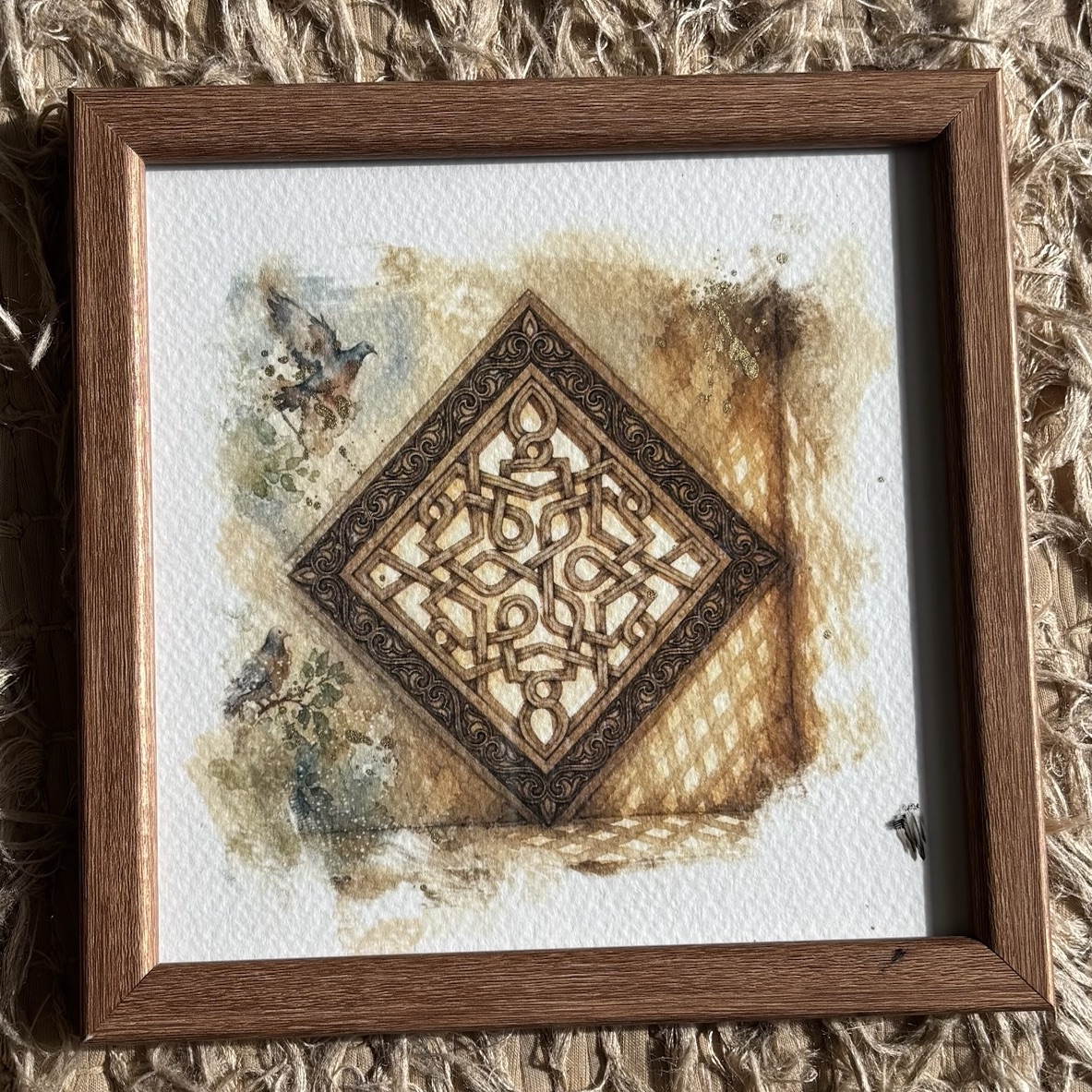 Bustan al-Anwar — The Garden of Lights — A5 Mini Frame