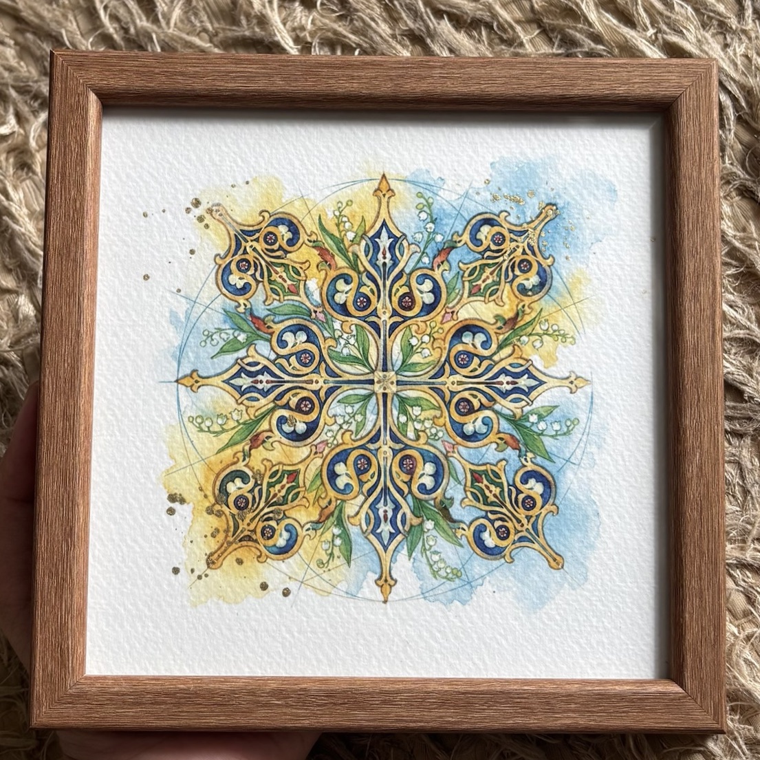 Bustan al-Anwar — The Garden of Lights — A5 Mini Frame