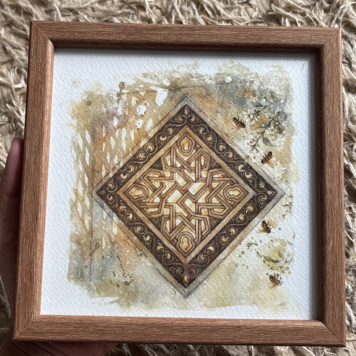 Bustan al-Anwar — The Garden of Lights — A5 Mini Frame